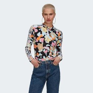 Adidas originals multicolor long sleeve bodysuit- HT3774